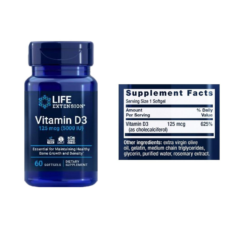 VITAMIN D3 125 mcg (5000 IU)