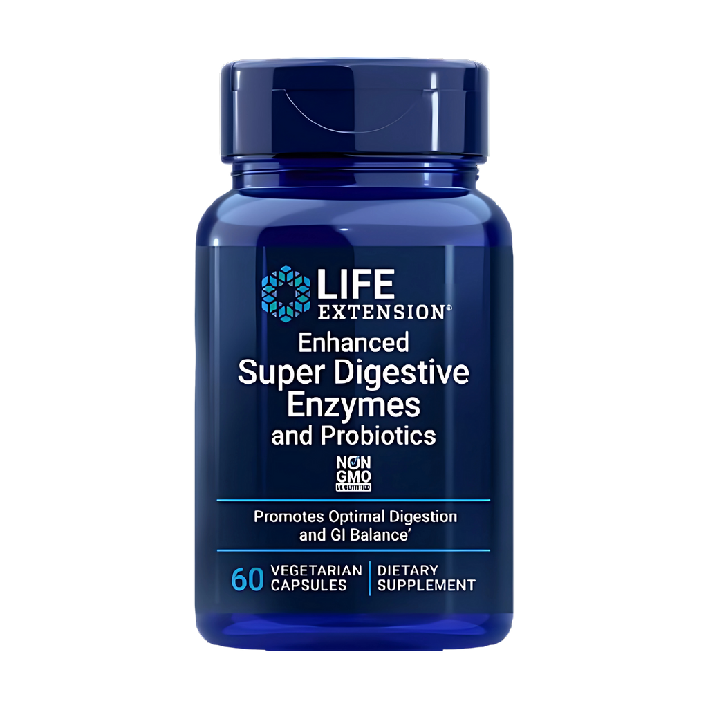 ENHANCED SUPER DIGESTIVE ENZYMES AND PROBIOTICS