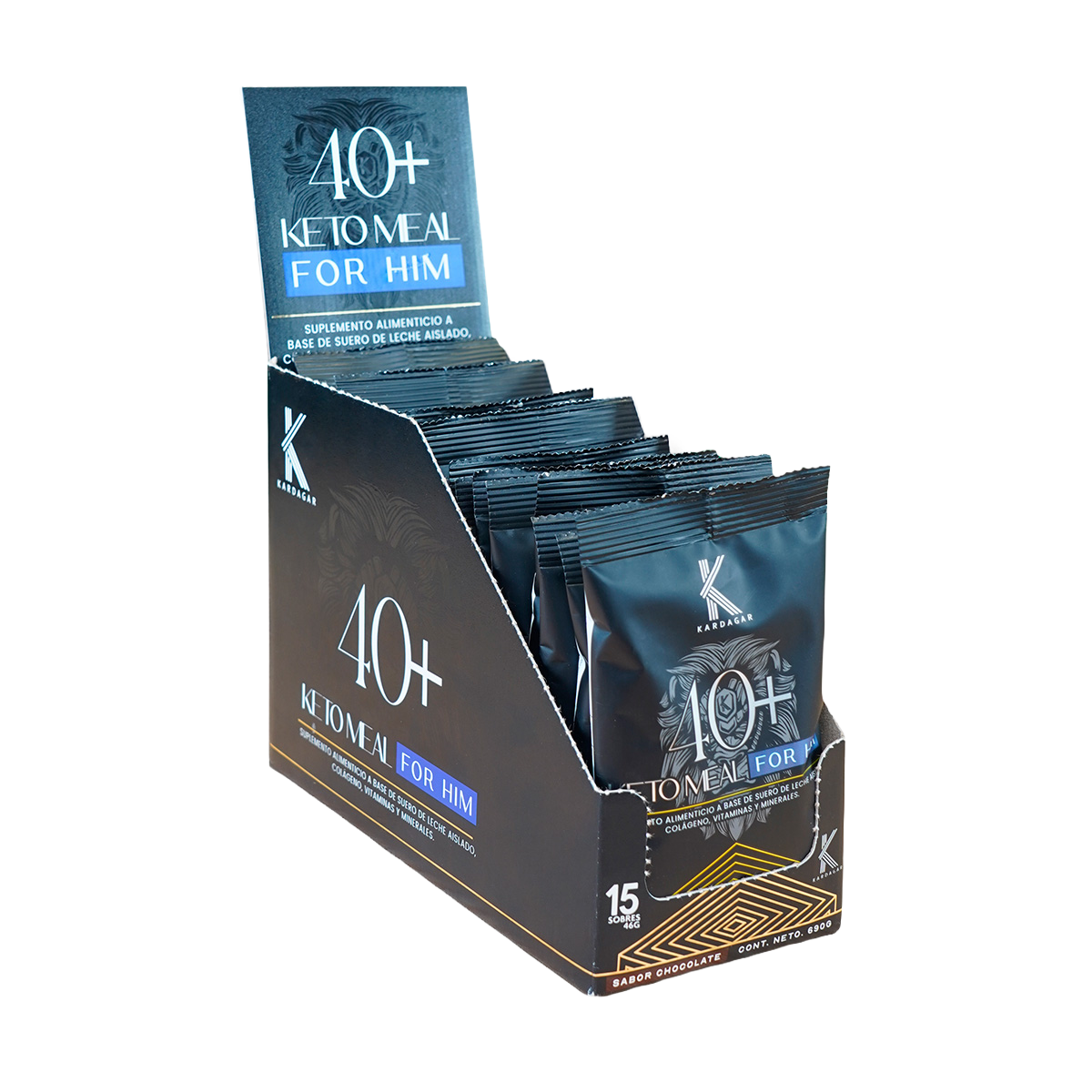 KARDAGAR 40+ KETO MEAL for HIM (15 Sobres)