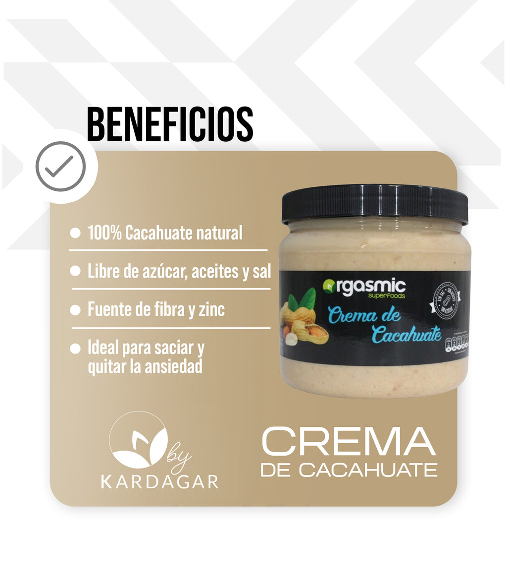 CREMA DE CACAHUATE 1 kg