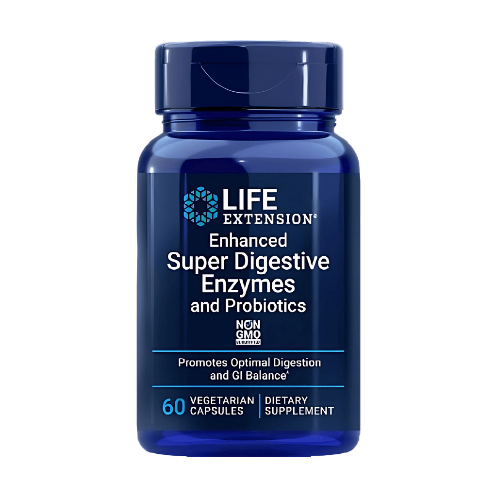 ENHANCED SUPER DIGESTIVE ENZYMES AND PROBIOTICS
