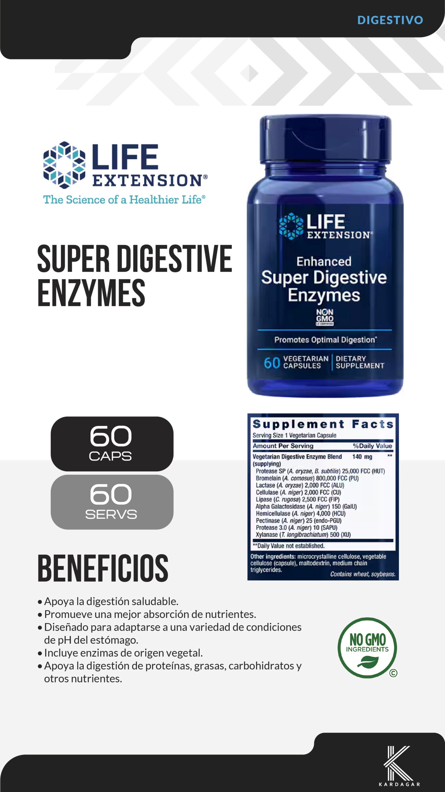 ENHANCED SUPER DIGESTIVE ENZYMES AND PROBIOTICS