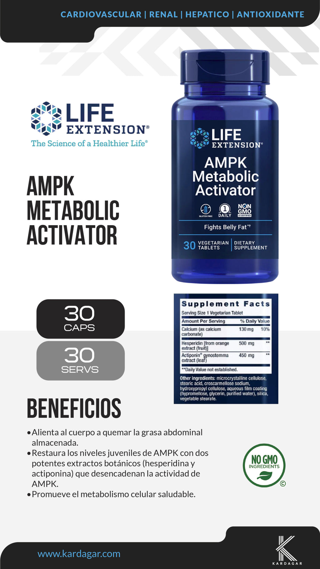 ACTIVADOR METABÓLICO AMPK
