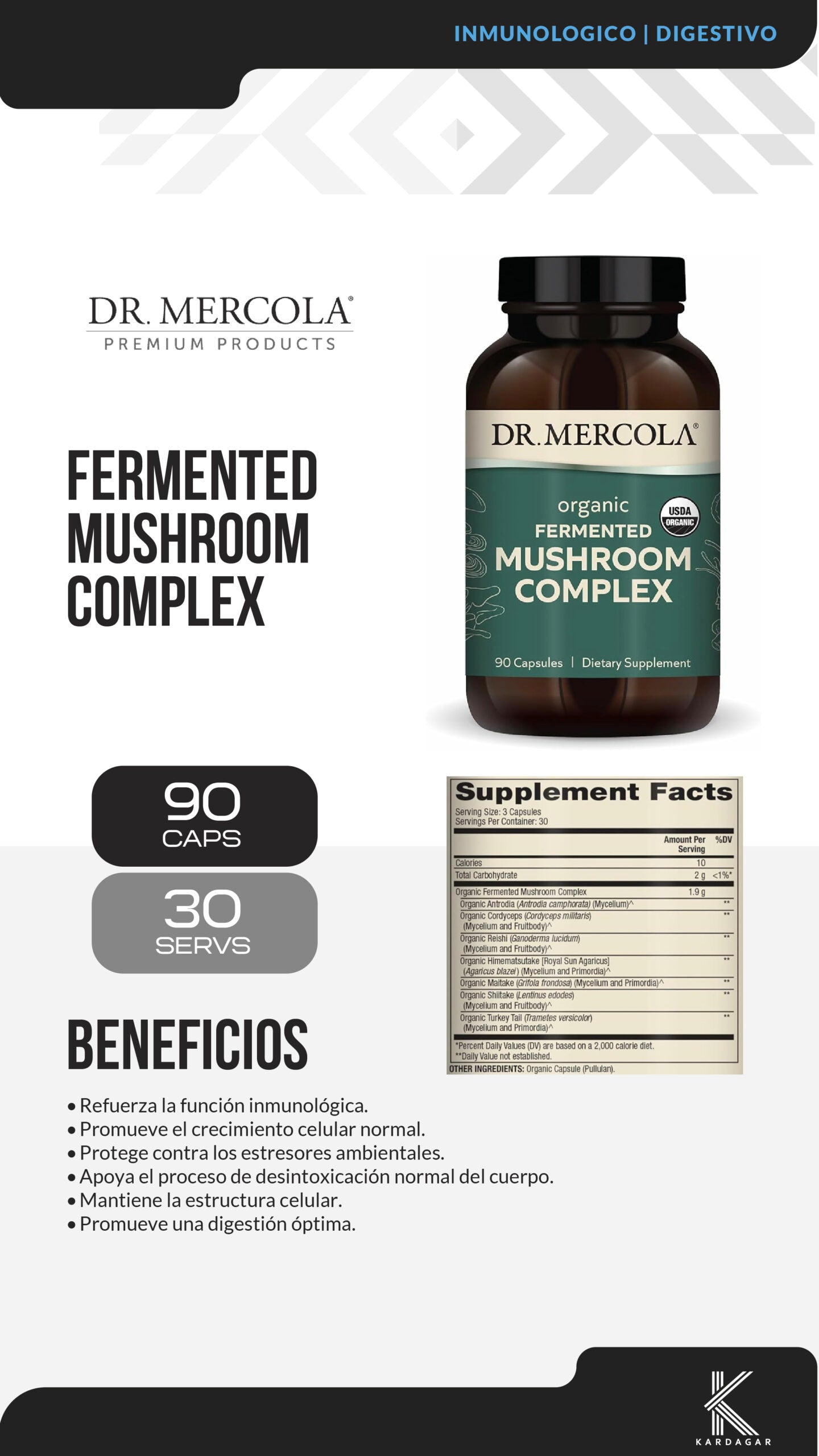 Fermented Mushroom Complex