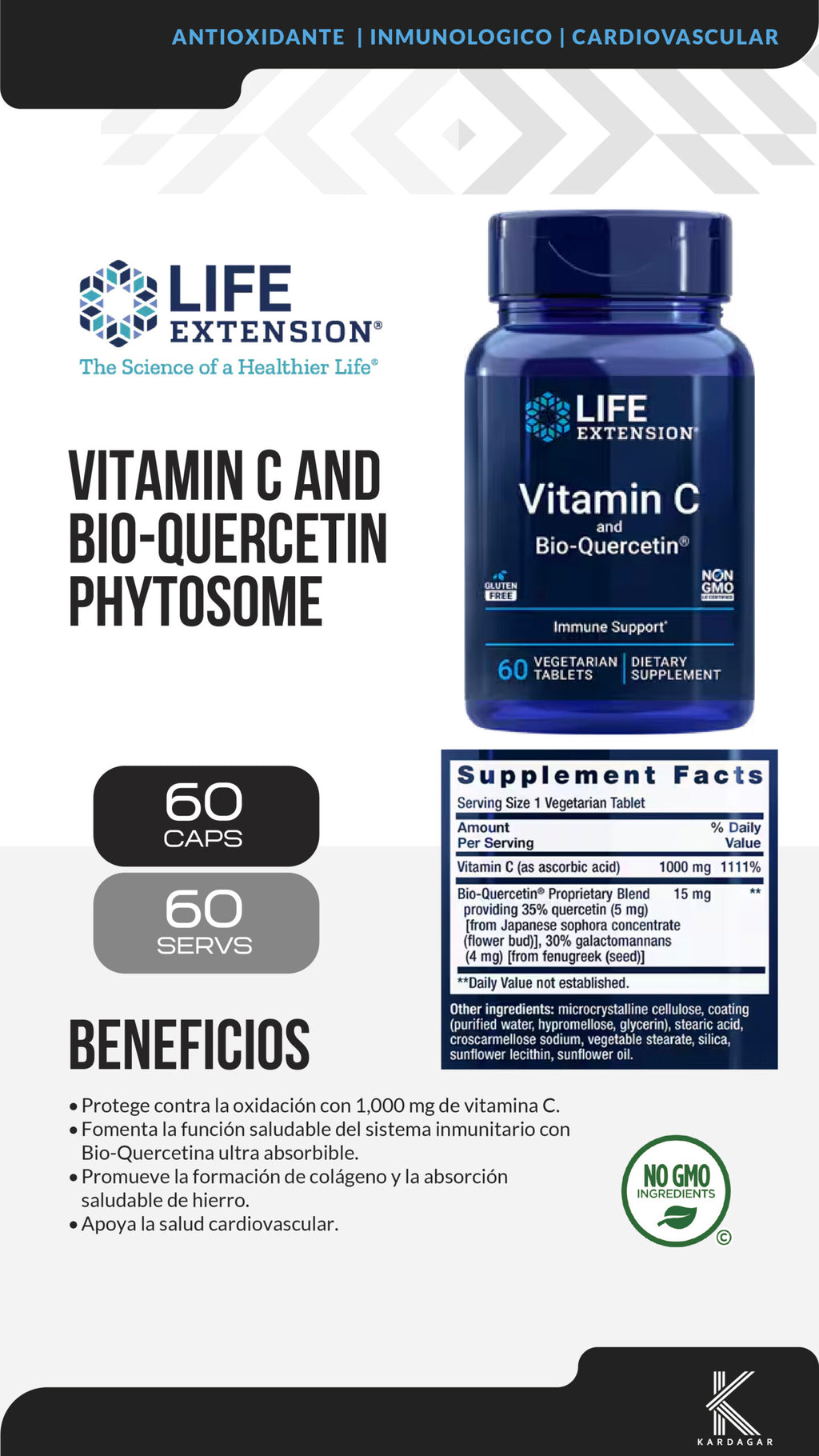VITAMIN C AND BIO-QUERCETIN PHYTOSOME