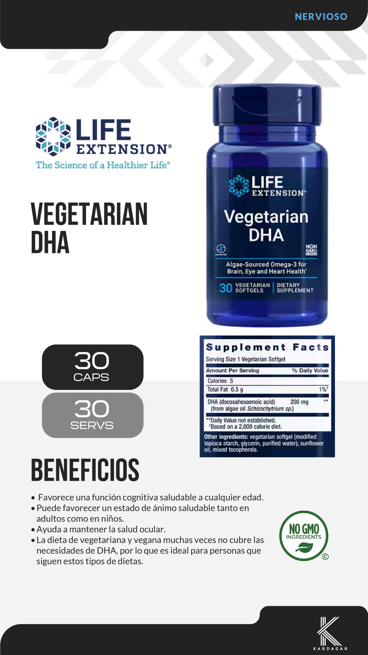 VEGETARIAN DHA