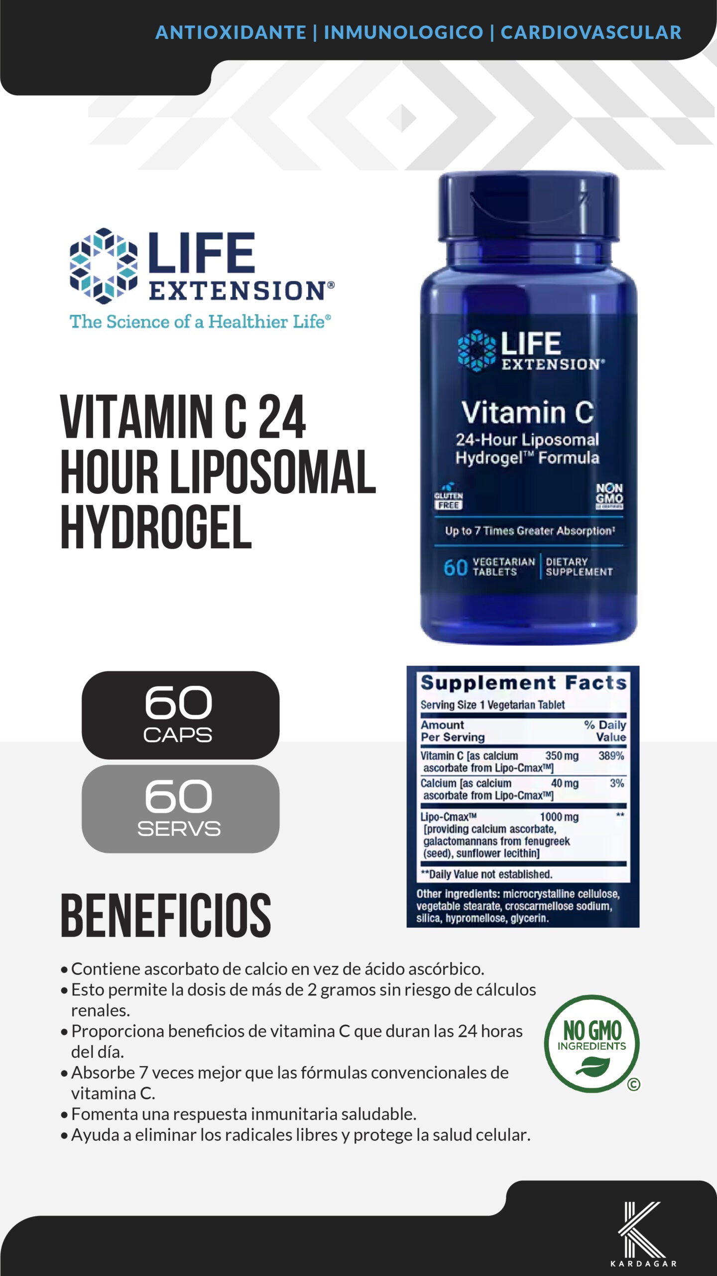 VITAMIN C 24 h LIPOSOMAL