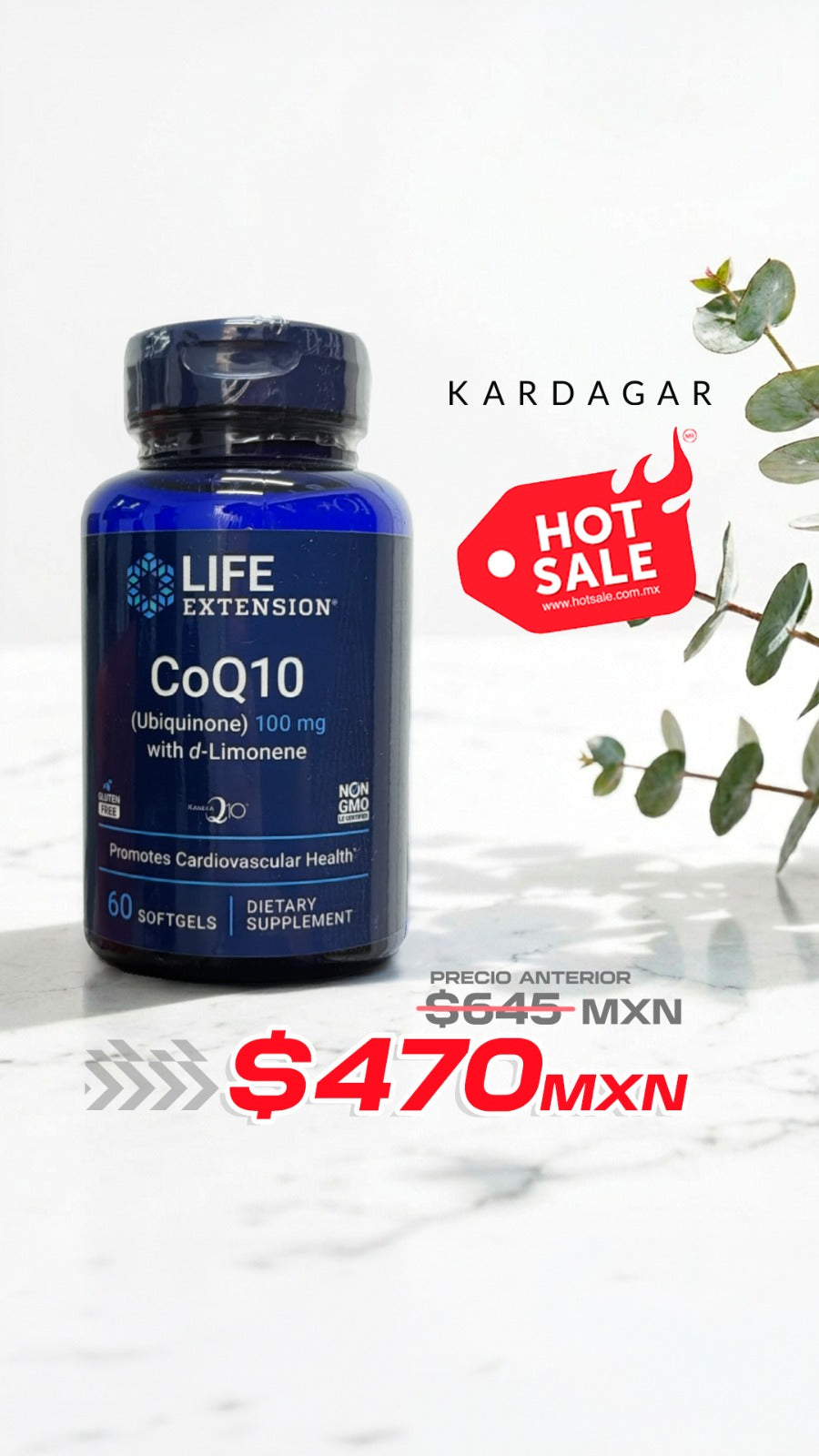 CoQ10 (UBIQUINONE) WITH d-LIMONENE