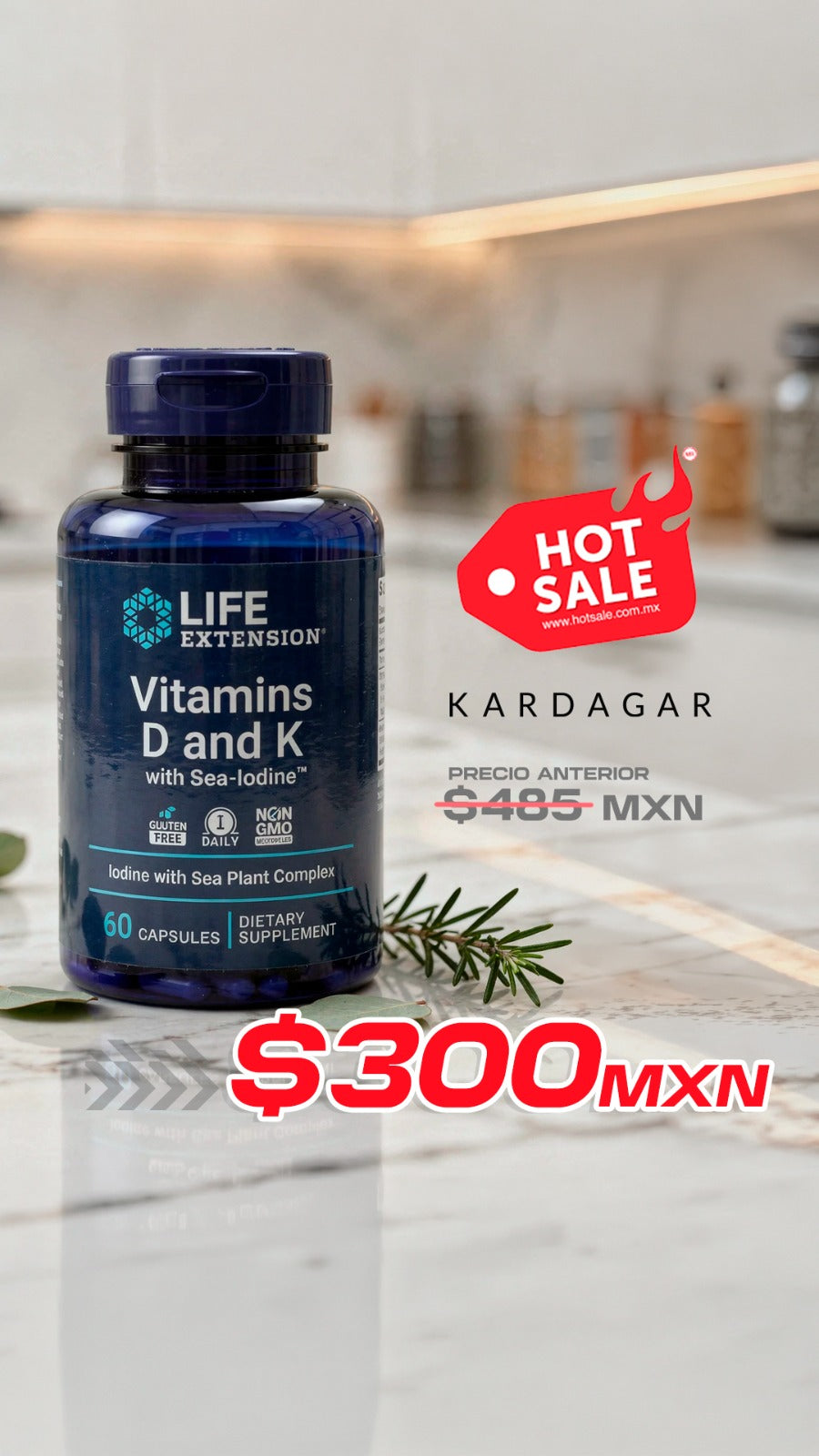 VITAMINS D AND K WITH SEA-IODINE