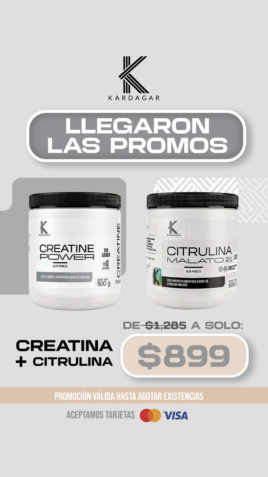 Pack CREATINA + CITRULINA MALATO 2:1